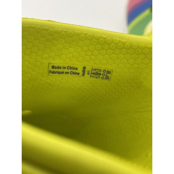 Crocs Colorburst Crocband Rainbow Pride Colorful Splatter Men's 11 205109 Rare - Picture 10 of 10